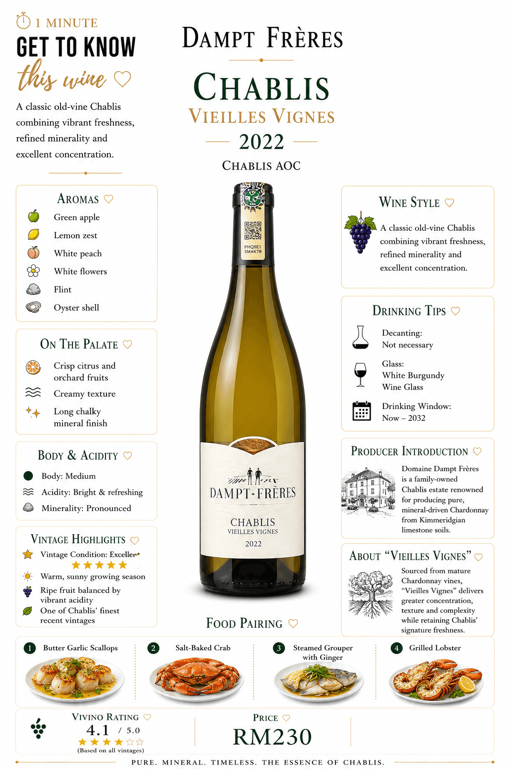 Dampt Frères Chablis Vieilles Vignes