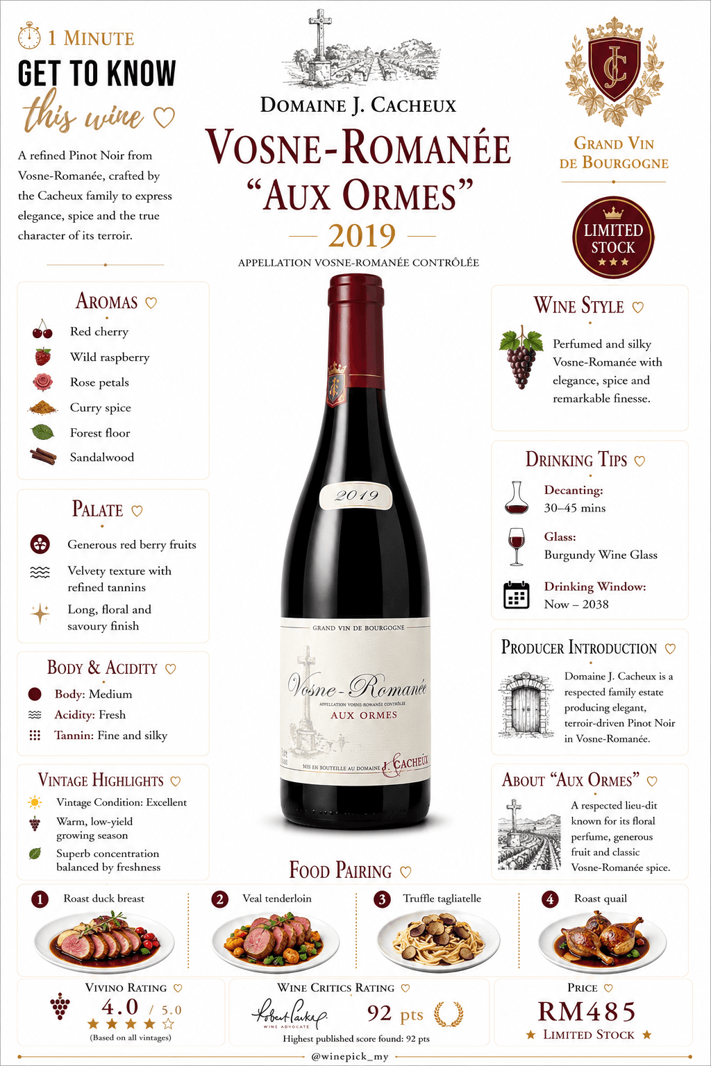Vosne-Romanee "Aux Ormes"